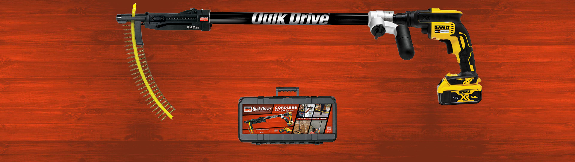 QuikDrive® CORDLESS PRO250 Auto-Feed Screw Driving System