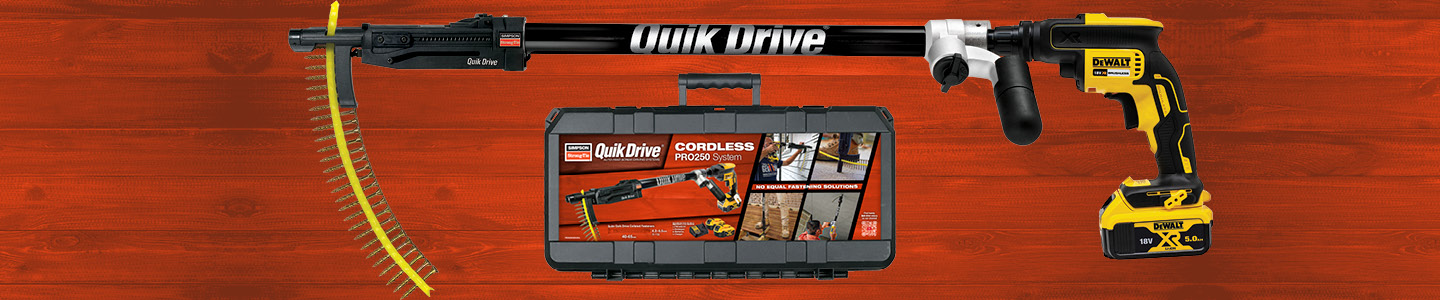 PRO250 Cordless Quik Drive Auto-Feed Screw Driving System